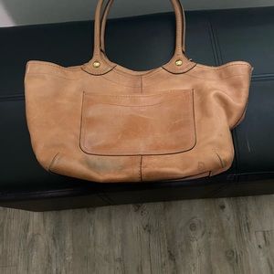 Coach leather handbag